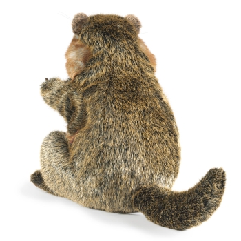 Folkmanis Handpuppe Puppet Murmeltier 3169 Groundhog