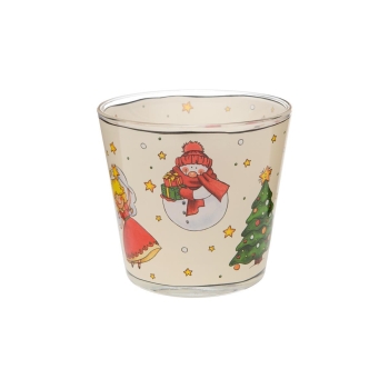 Teelicht I Love Christmas grau I Love Christmas Goebel 37000251