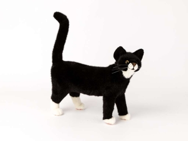 Kösener 3960 Katze Mautz stehend schwarz/weiß 40cm