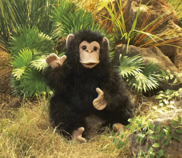 Folkmanis Baby Chimpanzee Hand Puppet