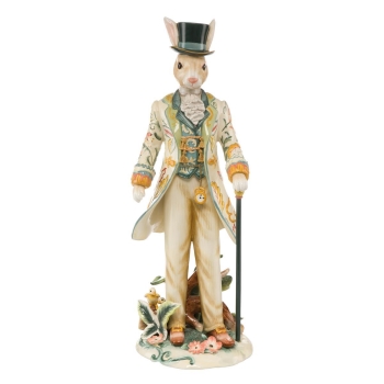 Fitz and Floyd USA Hasenherr mit Zylinder 51050011 by Goebel 50cm bunt