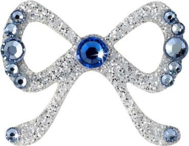 Elegance 4 Silber-Hellblau 1016060DE Körperschmuck Swarovski Crystal Blue