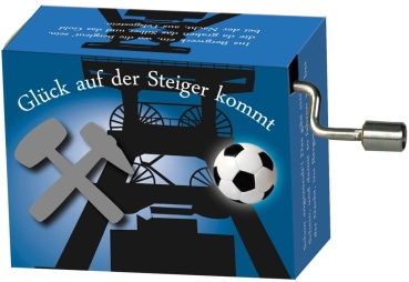 Fridolin Spieluhr / Music Box "Steigerlied", blau 99227