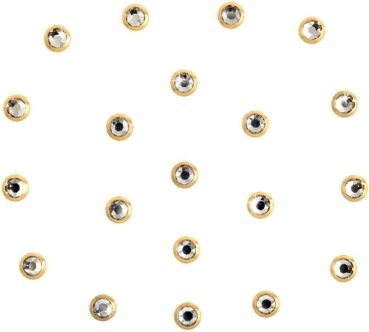 Rhinestones 1 Gold-Kristall 1016069DE Körperschmuck Makeup Art Swarovski Crystal