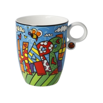 Happy - Künstlerbecher Bunt Romero Britto Goebel 66452671