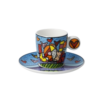 Love - Espressotasse Bunt Romero Britto Goebel 66452681