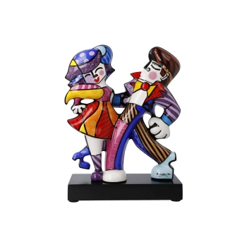 Romero Britto Figur Swing Goebel 66452761 Bunt Romero Bunt Porzellan