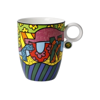 Romero Britto Tasse Fun Goebel 66452821 Kaffeetasse Teetasse Bunt