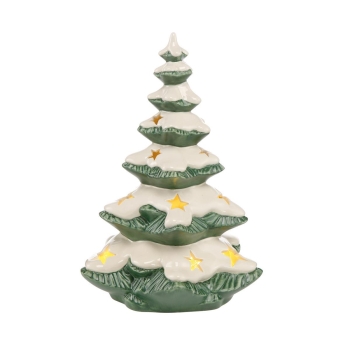 Verschneiter Tannenbaum grün Winterwald Goebel 66703371