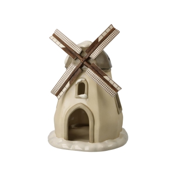 Verschneite Windmühle Bunt Winterwald Goebel 66703811
