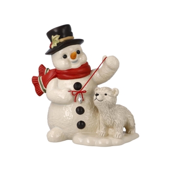 Figur Schneemann Kleiner Spielkamerad Bunt Schneemänner Goebel 66703921