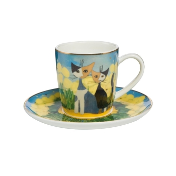 Rosina Wachtmeister Katze Primavera Esprossotasse Bunt Wohnaccessoires Goebel 66860191
