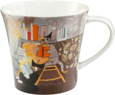 Goebel Clara e Tazio leggono - Coffee-/Tea Mug Rosina Wachtmeister Katze 66860491