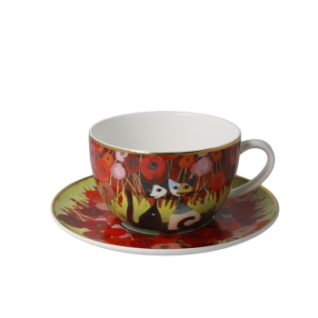 Innamorati tra i papaveri - Jumbo Tasse Bunt Colours of Paradise Goebel 66860521