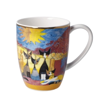 Rosina Wachtmeister Katzen Tasse Macchia e amici Goebel 66860871 Bunt Wohnaccessoires Teetasse Kaffeetasse