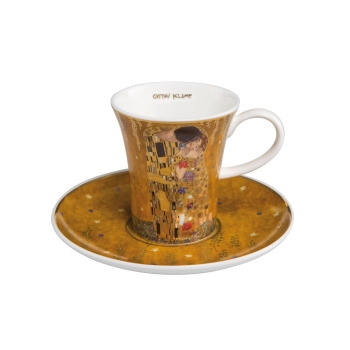 Der Kuss - Espressotasse Bunt Gustav Klimt Goebel 67011611