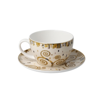 Der Kuss - Tee-/Cappuccinotasse Bunt Gustav Klimt Goebel 67012531