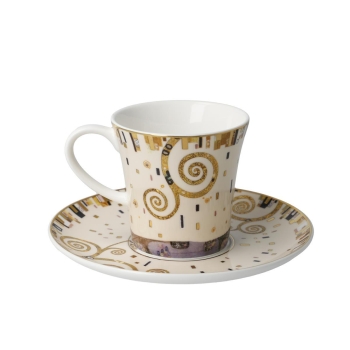 Die Erfüllung - Kaffeetasse Bunt Gustav Klimt Goebel 67014021