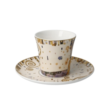 Die Erfüllung - Kaffeetasse Bunt Gustav Klimt Goebel 67014021