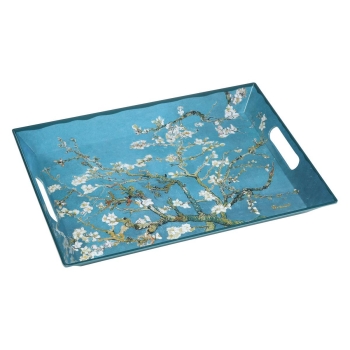 Mandelbaum Blau - Tablett Bunt Vincent van Gogh Goebel 67017551