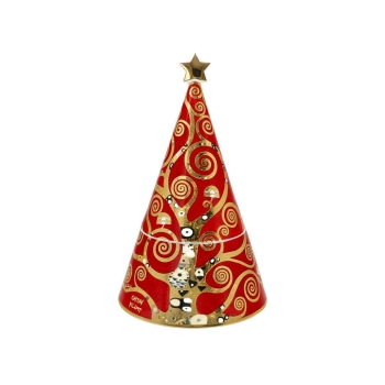 Der Lebensbaum Rot - Baumdose Bunt Gustav Klimt Christmas Time Goebel 67025011