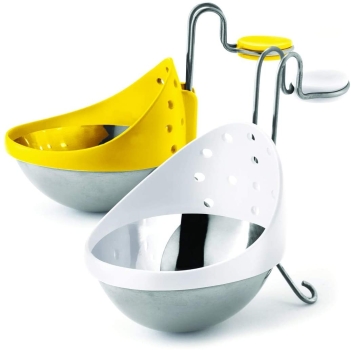 Cuisipro 747308 Edelstahl-Eier-Pochierer 2er Set 747308