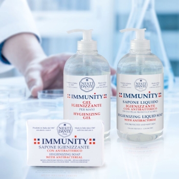 Nesti Dante Immunity 500ml Desinfektionsgel für Händy ohne Wasser mit antibakteriellem Wirkstoff Vegan