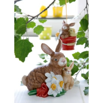 Figur Hase "Jahreshase 2018" Goebel Ostern Jahreshase 2018 Bunt