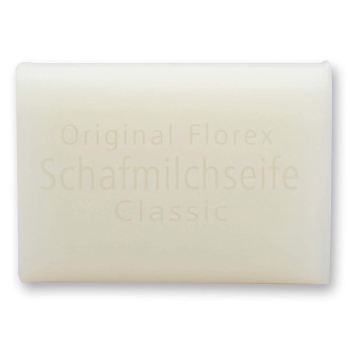 Florex Schafmilchseife - Classic - mit Lanolin und pflanzlichen Ölen zarter Duft 100 g