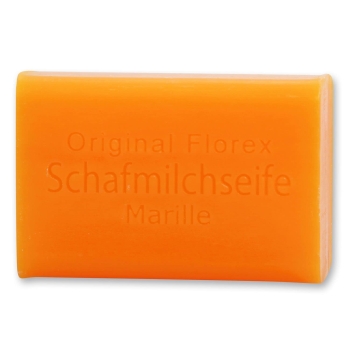 Florex Schafmilchseife - Marille - Fruchtig frische Duftnote süße Hautpflege 100 g