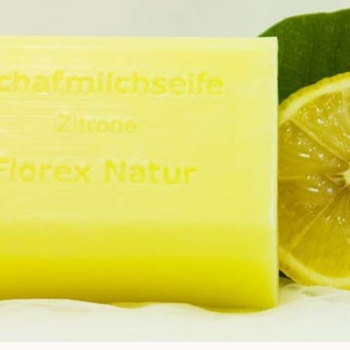 Florex Schafmilchseife 8031 Zitrone 100g Waschstück