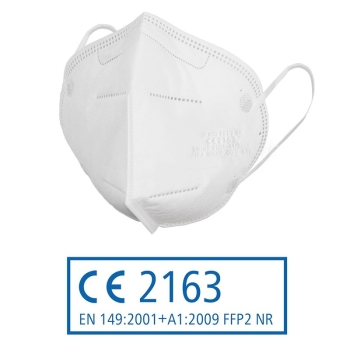 FFP2 Atemschutzmaske zertifiziert nach FFP2-Norm (gefaltet, Modell JFM02) 3190