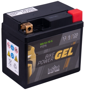 intact Bike-Power GEL 12V 6Ah YTZ7-S Gel12-7Z-S GEL12-6ZS; GT7Z-SAGM; 507902011; YTZ7-S-4; YTZ7S-BS; 0092M60090; M6009; 00972507P2; GT6B-3; F50710; FTZ7-S; YTZ7-S; 50616; YTZ7S; YTZ7-BS; TTZ7SL; 505901009; YTZ6S-4; YTZ6S-BS; 0092M60050; M6005; 00972505P1;
