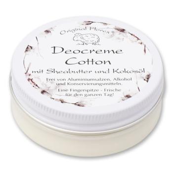 Deocreme Cotton 3x40ml Florex mit biologischer Schafmilch ohne Aluminiumsalze Alkohol Konservierungsstoffe 3*40g B1628CO