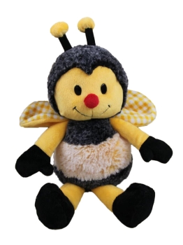 Inware 6900 - Kuscheltier Bienchen Moni, 15 cm, Schmusetier, Biene