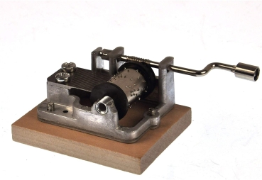 Fridolin Spieluhr Music Box Steigerlied grün 99226 Drehorgel Spielwerk Musikbox