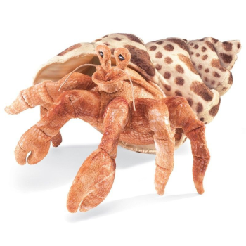 Preview: Folkmanis Einsiedlerkrebs 2867 Handpuppe 33cm