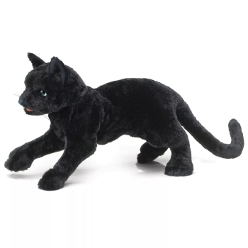 Folkmanis Cat Puppet handpuppe schwarz, 23 Centimeters