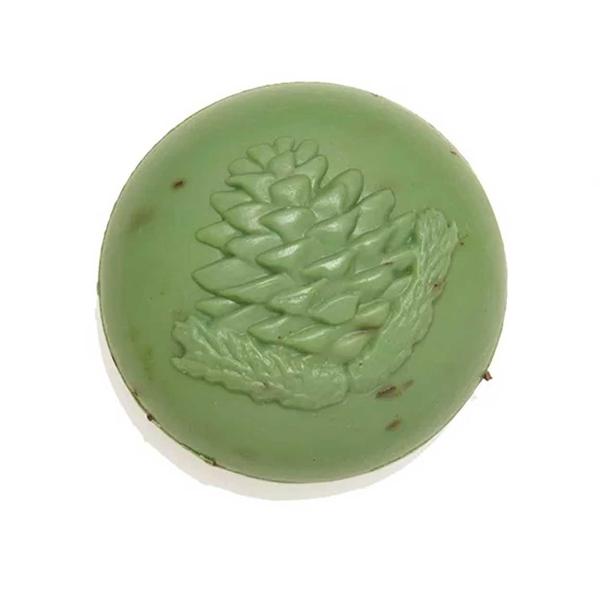 Ovis Hansen Schafmilchseife Zirbe Grün Rund 8 cm 110 Gramm 100035