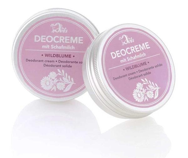 Ovis Hansen Deocreme Wildblume 30g zeo waste in Metalldose ohne Aluminium, ohne Alkohol, ohne synth. Stoffe 102280