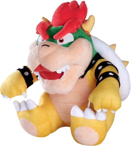 Simba 109231532 Super Mario Bowser, 27cm Plüschfigur, ab den ersten Lebensmonaten geeignet