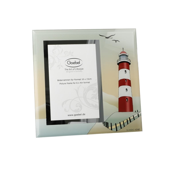 Lighthouse - Bilderrahmen Bunt Scandic Home Wohnaccessoires Goebel 23101441