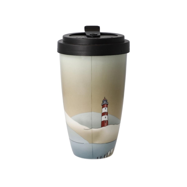 Mug To Go "Lighthouse" Bunt Scandic Home Wohnaccessoires Goebel 23101581 