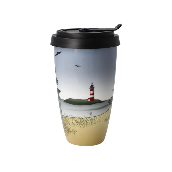 Mug To Go "Ocean Love" Bunt Scandic Home Wohnaccessoires Goebel 23101591 