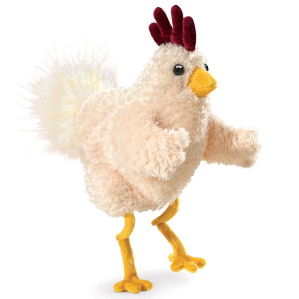 Folkmanis 3030 Handpuppe, Mehrfarbig Lustiges Huhn / Funky Chicken