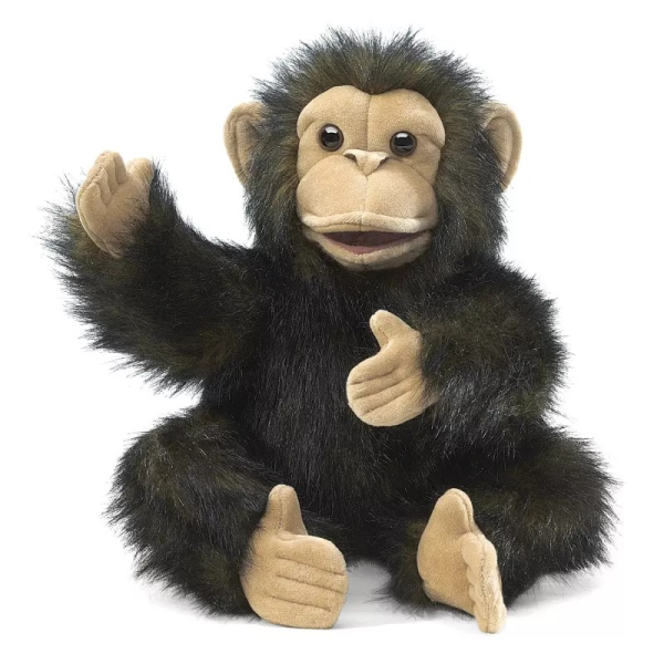 Folkmanis Baby Chimpanzee Hand Puppet