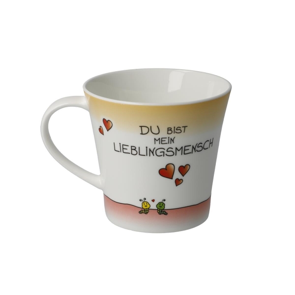 Coffee-/Tea Mug - Du bist mein Liebling Bunt Wohnaccessoires Goebel 54101821