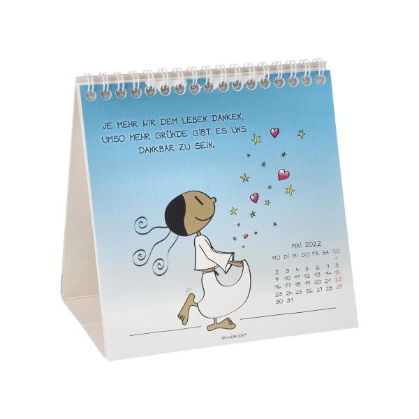 Tischkalender 2022 Der kleine Yogi Bunt Schreibtisch Accessoires Goebel 54102631