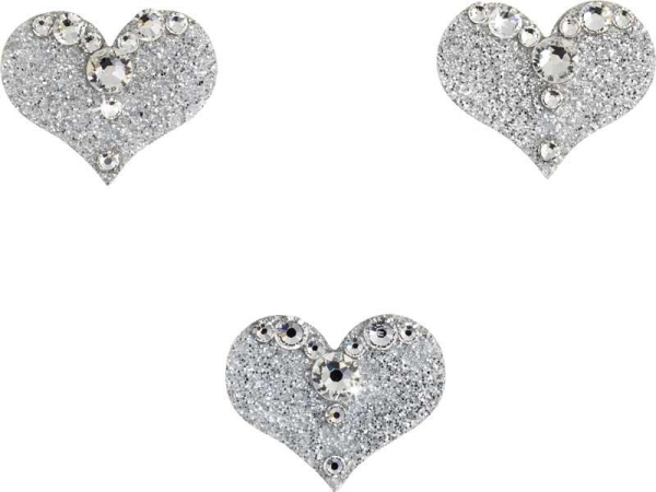 Love 1 Silber-Kristall 1016047DE Körperschmuck Swarovski Crystal