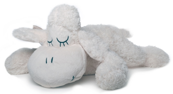 Inware 6218 - Kuscheltier Schäfchen Sleepy, 18 cm, creme, Kuschelschaf, Schmusetier, Schaf